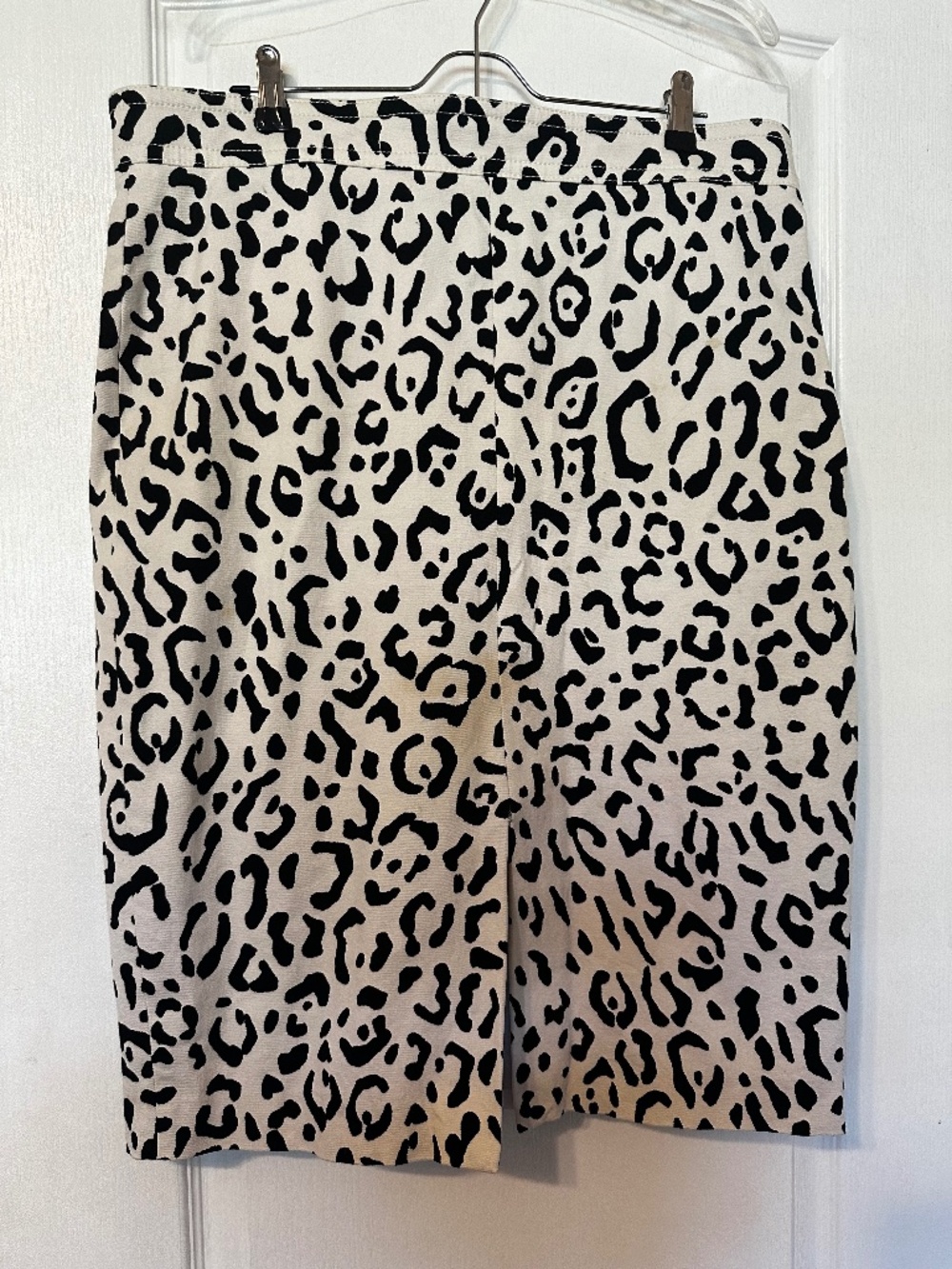 Leopard print skirt